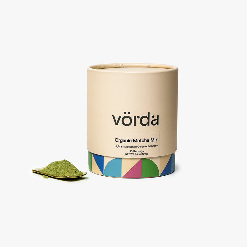 Vorda Matcha Tea 3.5 oz/10 Servings Ceremonial Grade Organic Matcha Mix 850005259008