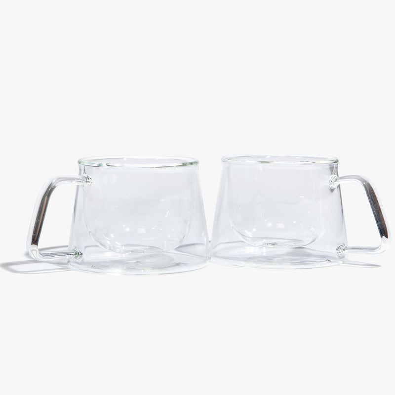 Vorda Teaware Double Walled Glass Tea Mug
