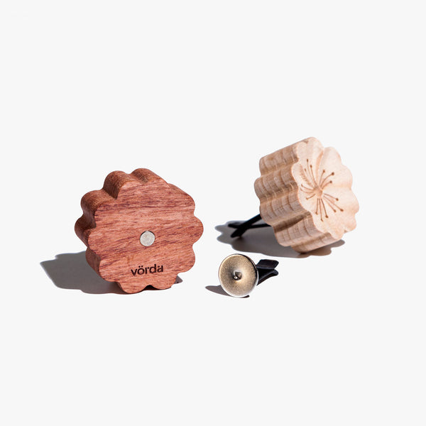 Vorda Car Diffuser Walnut - Forget-Me-Not