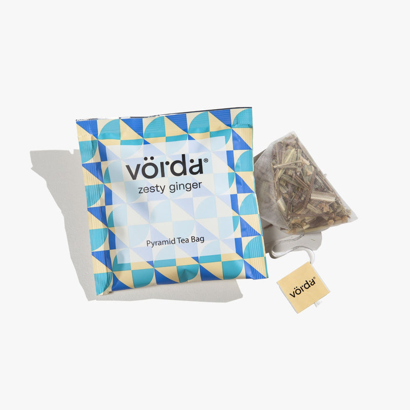 Vorda Tea Bag Sachets Zesty Ginger 850005259299