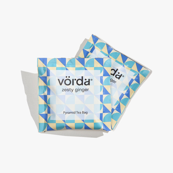 Vorda Tea Bag Sachets Zesty Ginger 850005259299